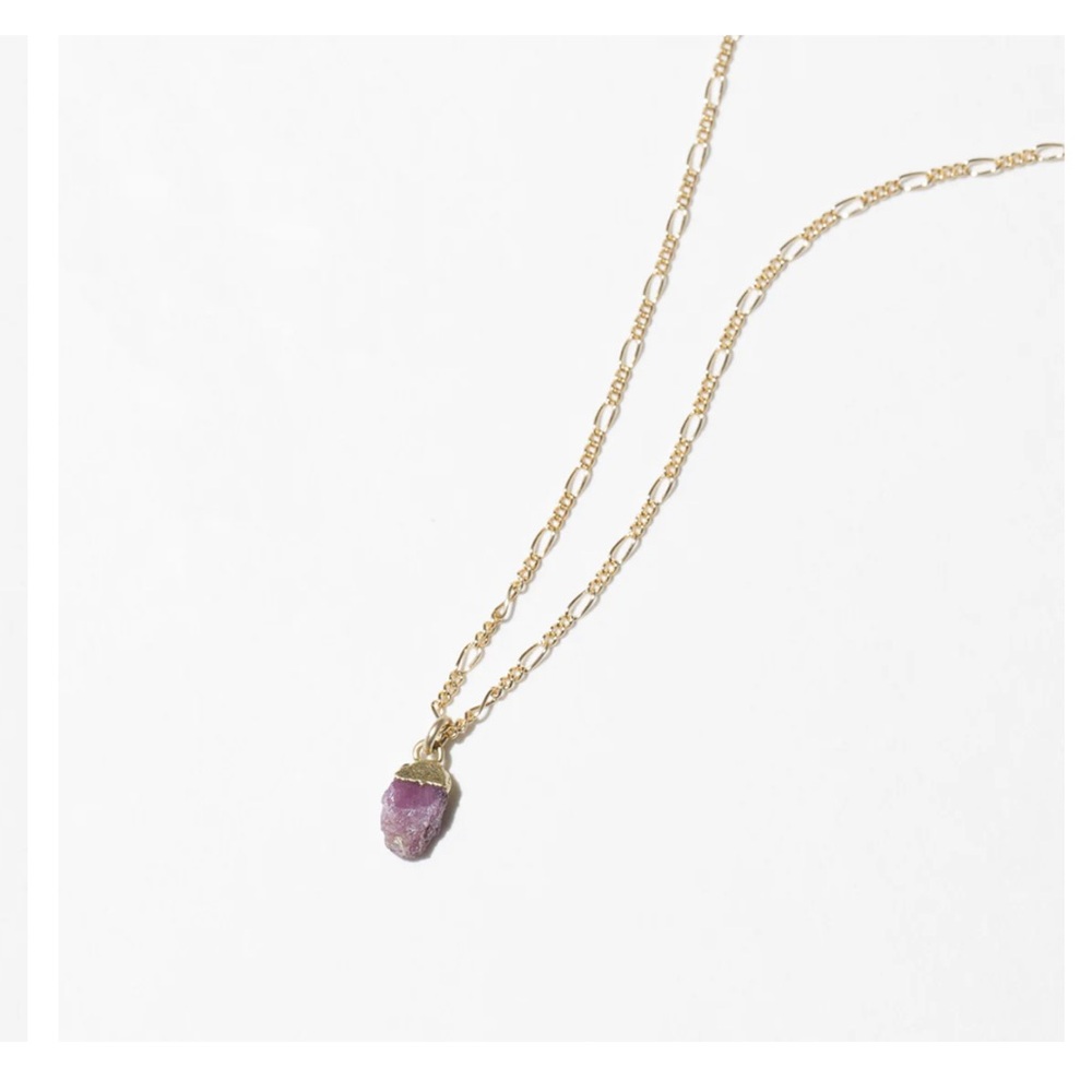 NWT Larissa Loden Lyra Gemstone necklace - Picture 2 of 4